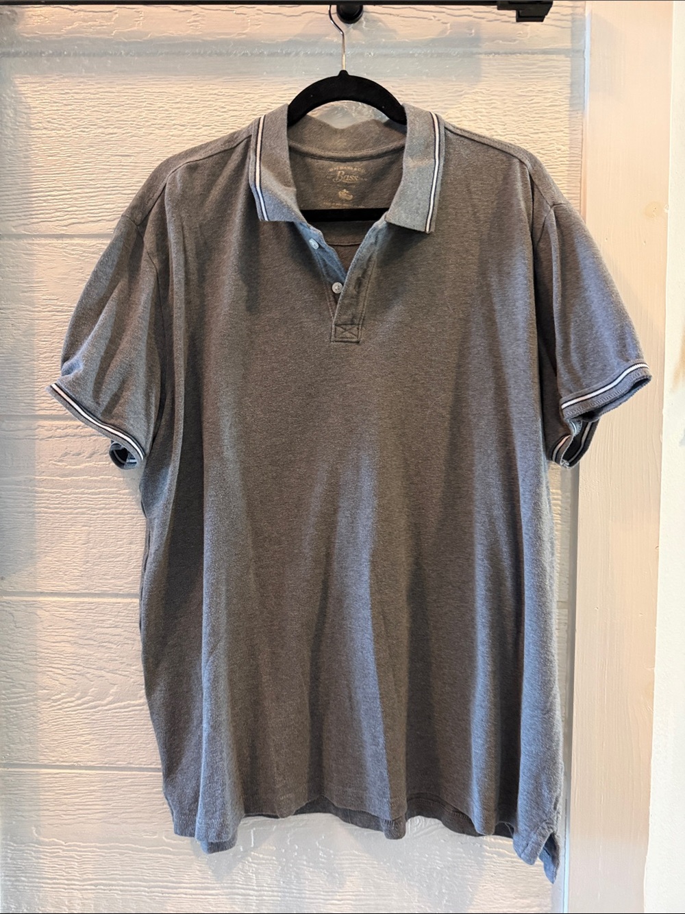G.H bass Classic Men's Grey Polo Shirt XL